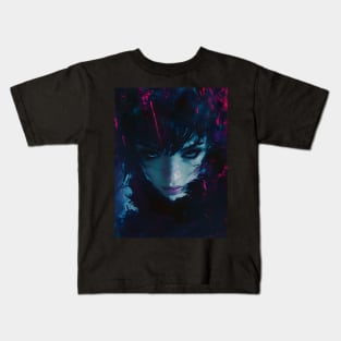 Soul-Shaking Despair: Unleashing Devilman CryBaby's Dark Fantasy Kids T-Shirt